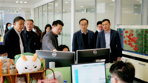 王飏副市长来金年会科技园调研